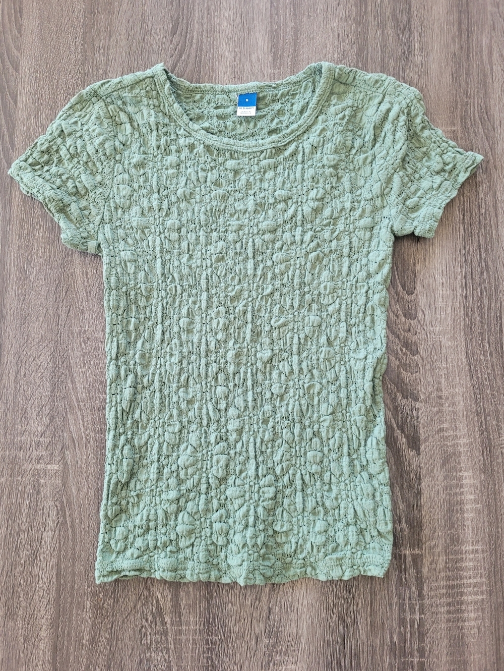 Old Navy Lace Crew Neck Top